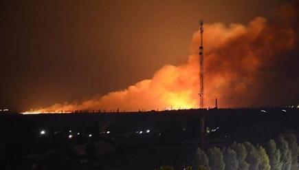 Масштабный пожар накрыл пригород Николаева