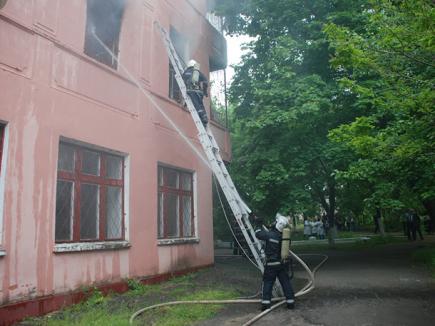 У Вінниці горіла психлікарня