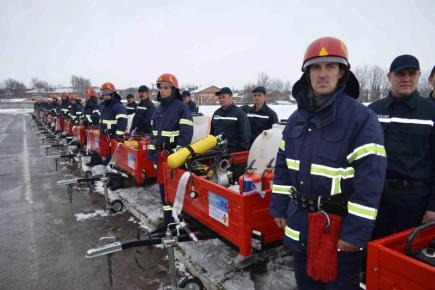 На Хмельниччині запрацювала мережа добровільних пожежних дружин