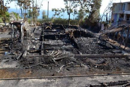 Пожежа в таборі Вікторія: будівельників підозрюють у розкраданні