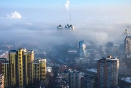 Головне управління ДСНС України у м. Києві попереджає про високий рівень забруднення повітря у столиці