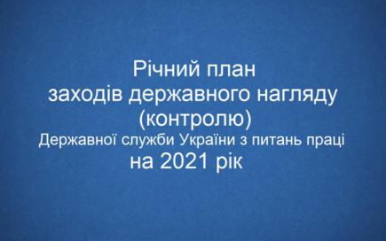 Держпраці затвердила план перевірок на 2021 рік