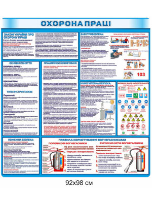Стенд "Охорона праці" інформаційний