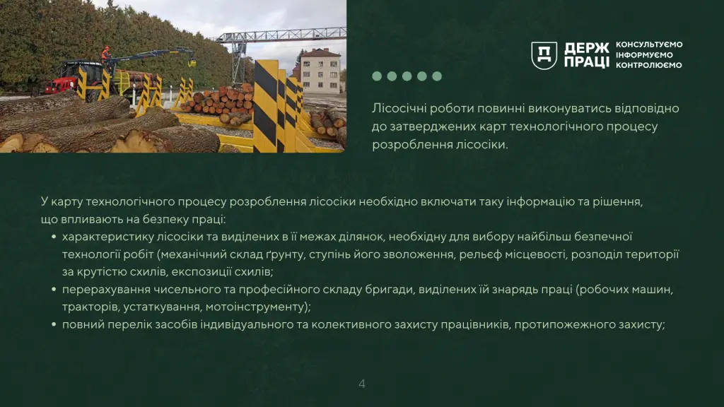 Про безпечневиконання лісосічних робіт: інфографіка - Фото 4