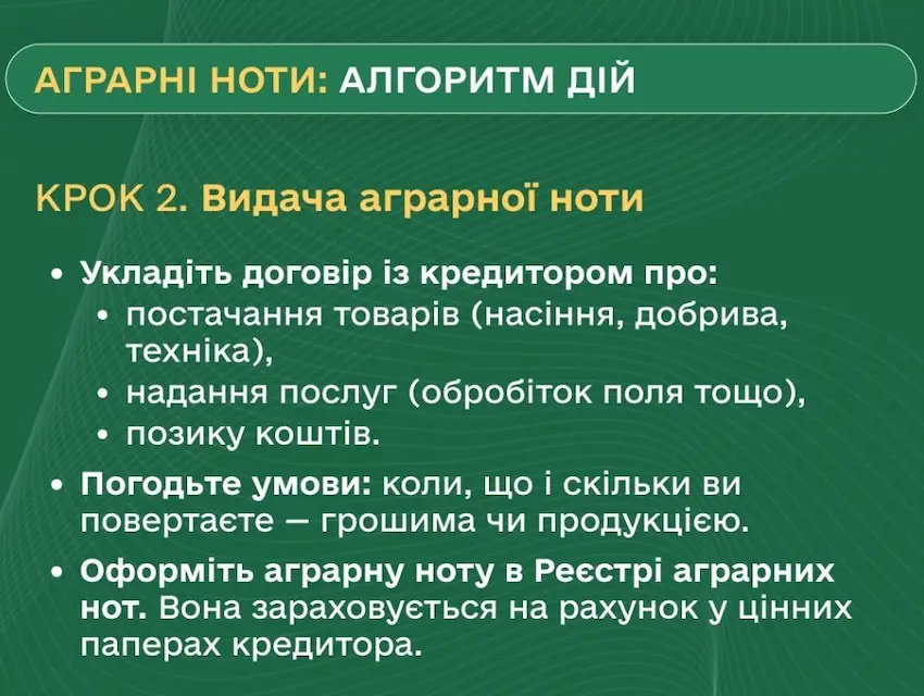 Аграрні ноти: як працюють, чим вони вигідні та як скористатися - Фото 5